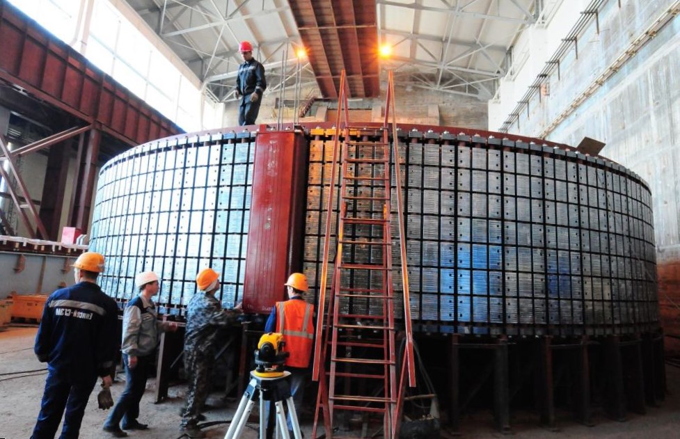Ввод нового агрегата на Волжской ГЭС