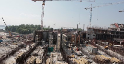 Генподрядчик «Зенит-Арены» хочет завершить бетонные работы к середине 2013г