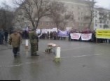 В Одессе обманутые дольщики перекрыли движение по центральным улицам